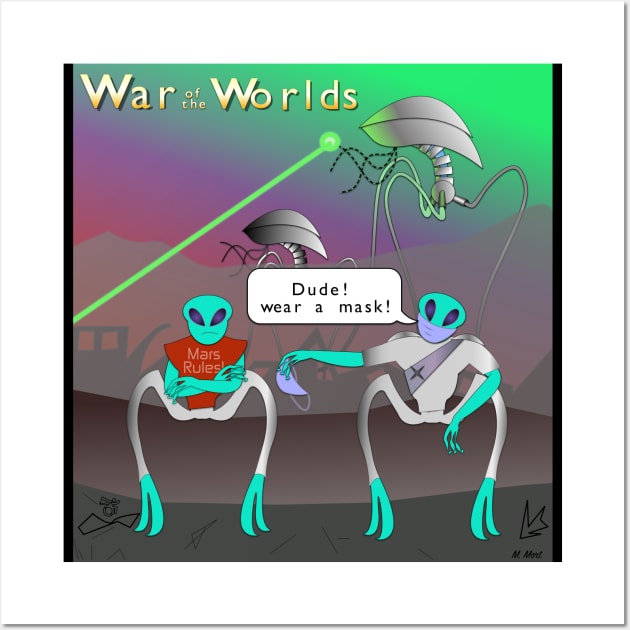 War of the Worlds (Background) Wall Art by RollingMort91